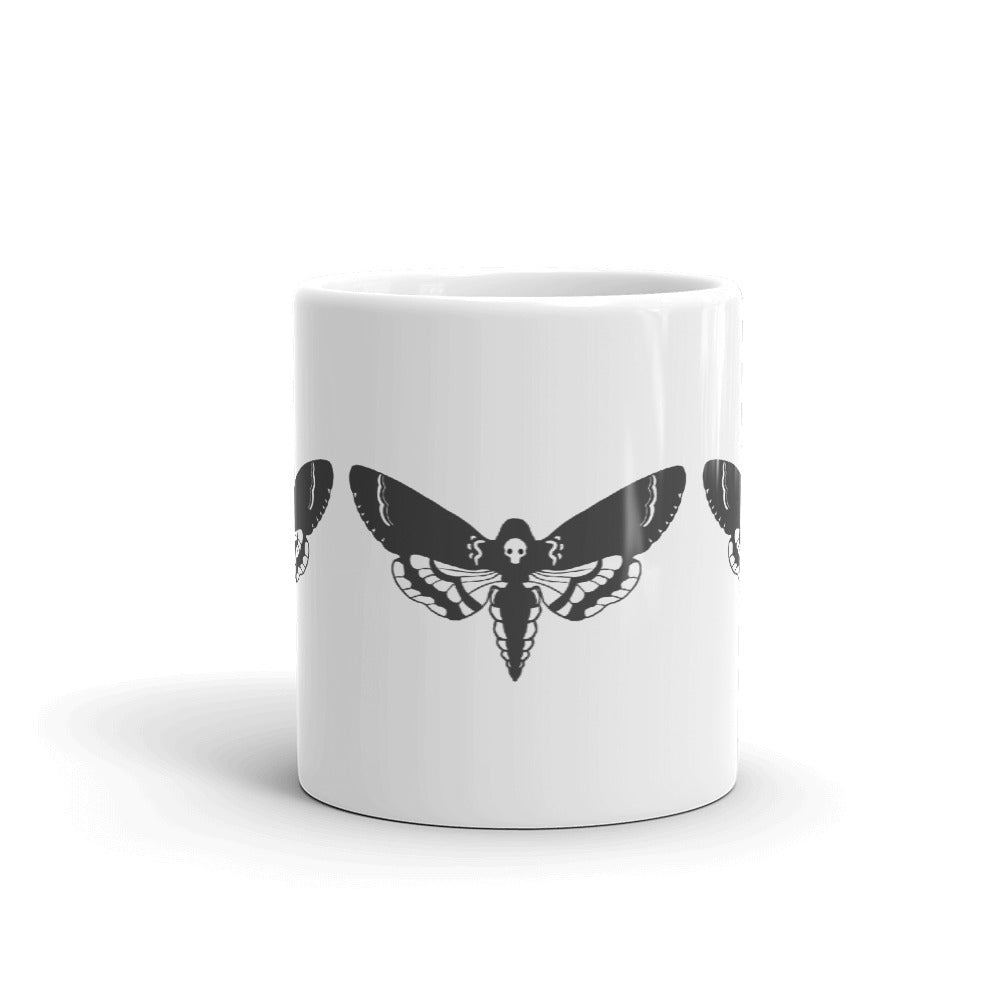 Skeleton Moth Mug